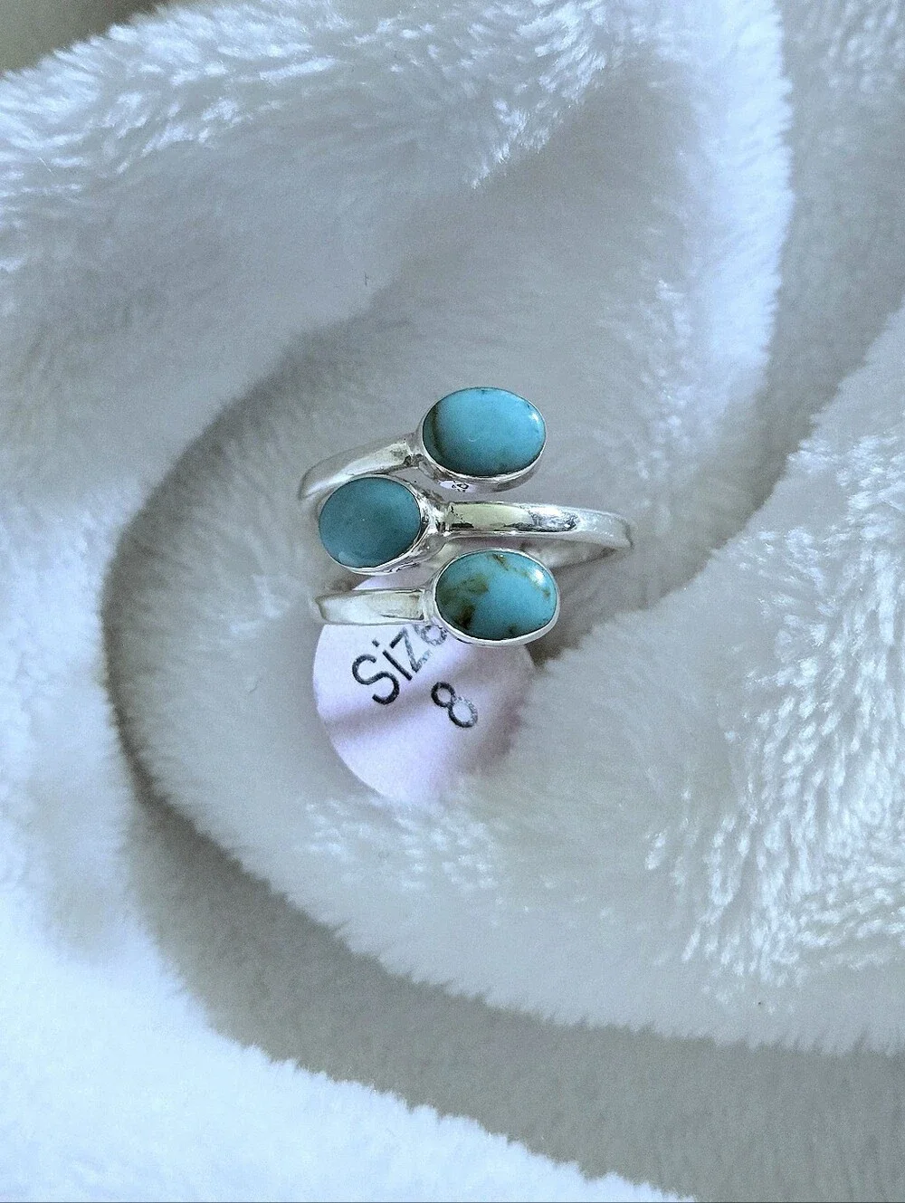 Silver🤍 Triple3️⃣ Turquoise🩵 Ring💍 - NWT